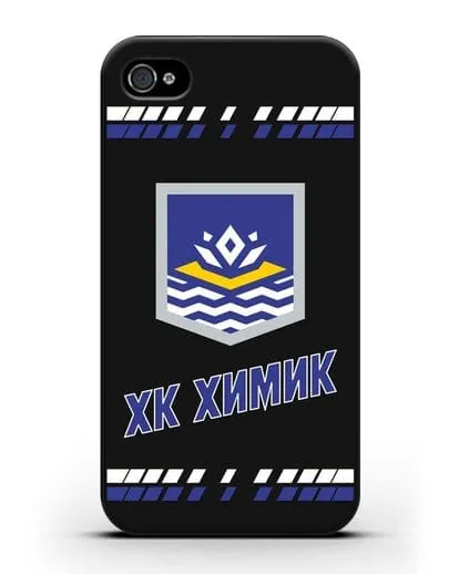 Чеxол с логотипом ХК Химик силиконовый для iPhone 4/4s