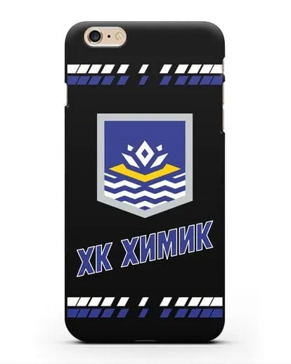 Чеxол с логотипом ХК Химик силиконовый для iPhone 6s Plus