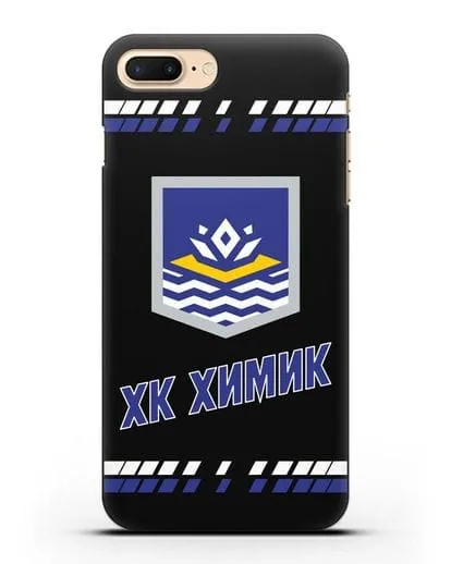 Чеxол с логотипом ХК Химик силиконовый для iPhone 7 Plus
