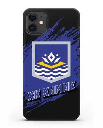 Чехол с надписью ХК Химик силиконовый для iPhone 11