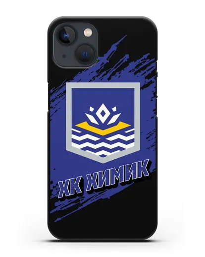 Чехол с надписью ХК Химик силиконовый для iPhone 13