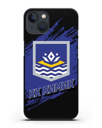 Чехол с надписью ХК Химик силиконовый для iPhone 13 Mini