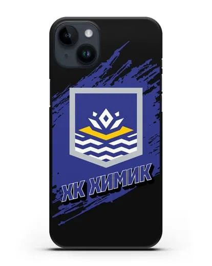 Чехол с надписью ХК Химик силиконовый для iPhone 14 Plus