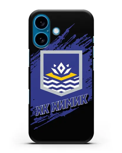 Чехол с надписью ХК Химик силиконовый для iPhone 16