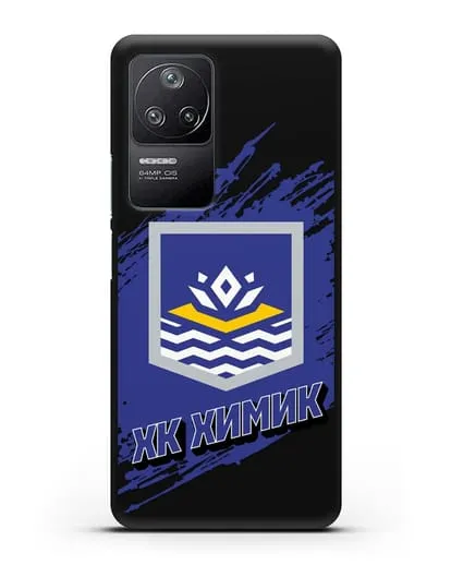 Чехол с надписью ХК Химик силиконовый для Xiaomi Poco F4