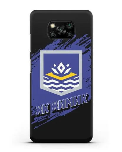 Чехол с надписью ХК Химик силиконовый для Xiaomi Poco X3