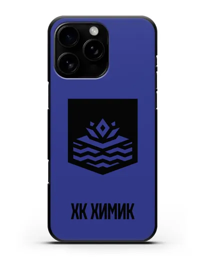 Чехол с эмблемой ХК Химик силиконовый для iPhone 16 Pro Max