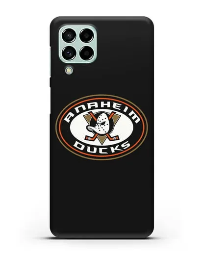 Чеxол с логотипом Anaheim Ducks силиконовый для Samsung Galaxy M53 [SM-M536]