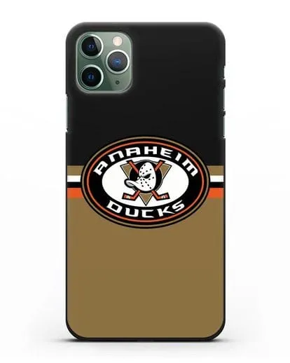 Чехол с символикой Anaheim Ducks силиконовый для iPhone 11 Pro Max