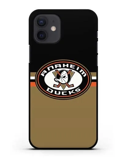 Чехол с символикой Anaheim Ducks силиконовый для iPhone 12