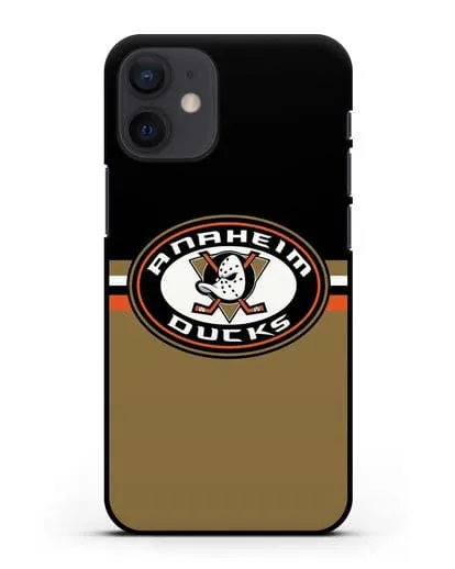 Чехол с символикой Anaheim Ducks силиконовый для iPhone 12 mini