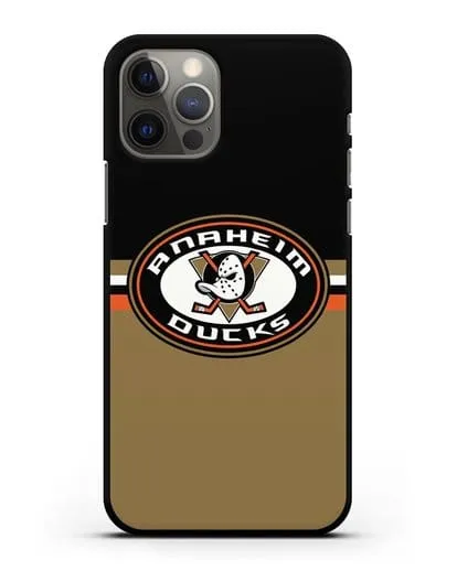 Чехол с символикой Anaheim Ducks силиконовый для iPhone 12 Pro