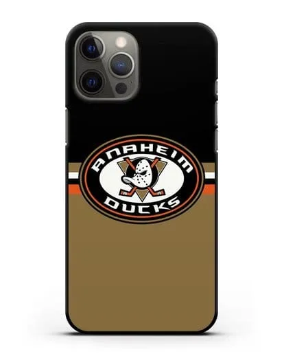 Чехол с символикой Anaheim Ducks силиконовый для iPhone 12 Pro Max
