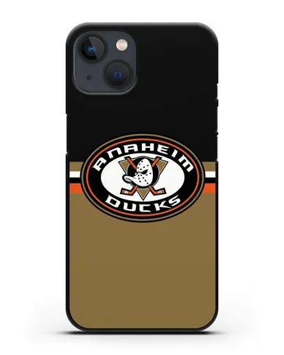 Чехол с символикой Anaheim Ducks силиконовый для iPhone 13
