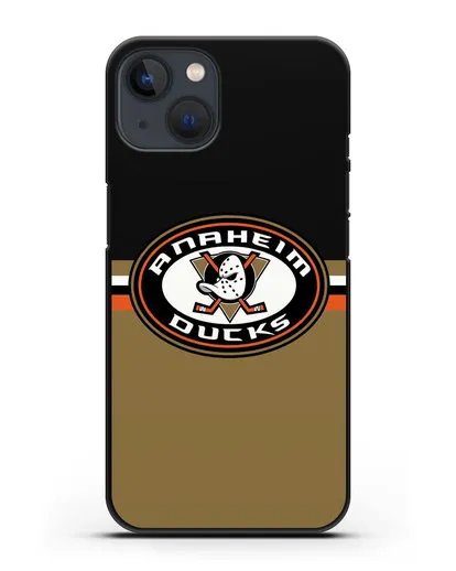 Чехол с символикой Anaheim Ducks силиконовый для iPhone 13 Mini