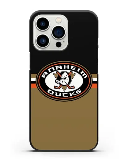 Чехол с символикой Anaheim Ducks силиконовый для iPhone 13 Pro