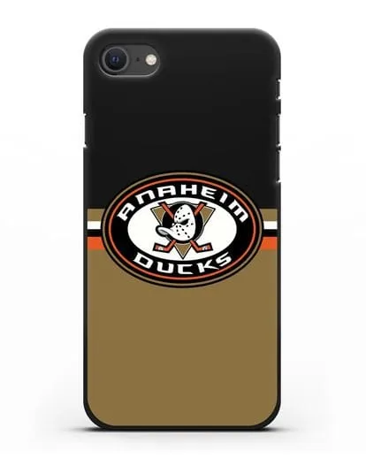 Чехол с символикой Anaheim Ducks силиконовый для iPhone SE 2020
