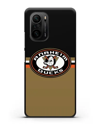 Чехол с символикой Anaheim Ducks силиконовый для Xiaomi Poco F3 Pro
