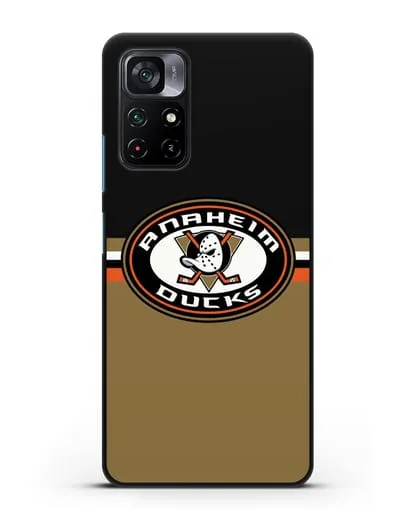 Чехол с символикой Anaheim Ducks силиконовый для Xiaomi Poco M4 Pro 5G