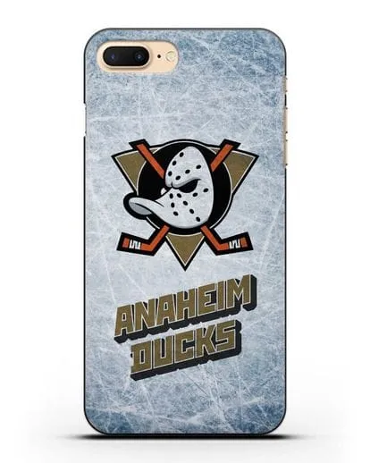 Чехол с рисунком Anaheim Ducks силиконовый для iPhone 7 Plus
