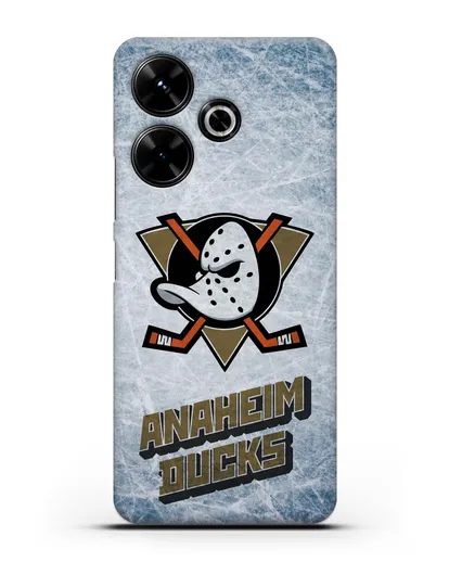 Чехол с рисунком Anaheim Ducks силиконовый для Xiaomi Poco M6