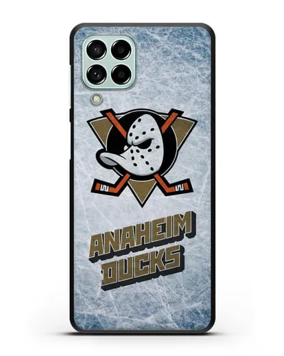 Чехол с рисунком Anaheim Ducks силиконовый для Samsung Galaxy M53 [SM-M536]