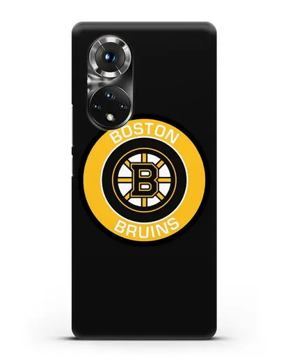 Чеxол с логотипом Boston Bruins силиконовый для Honor 50