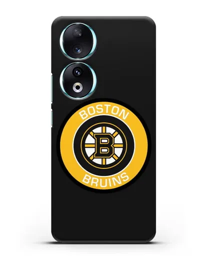 Чеxол с логотипом Boston Bruins силиконовый для Honor 90