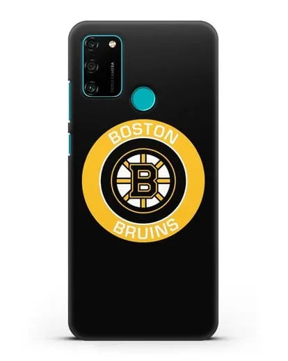 Чеxол с логотипом Boston Bruins силиконовый для Honor 9A
