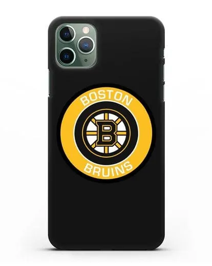 Чеxол с логотипом Boston Bruins силиконовый для iPhone 11 Pro
