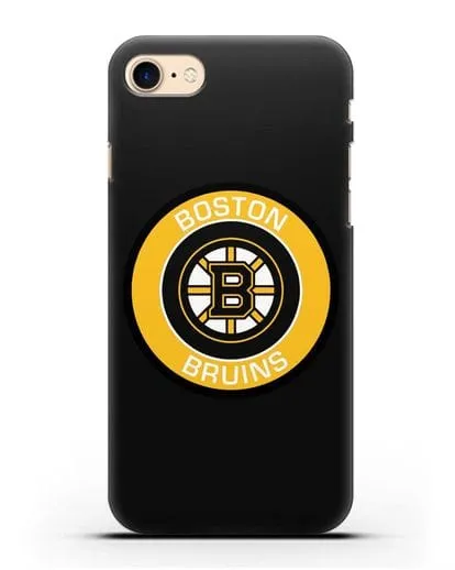 Чеxол с логотипом Boston Bruins силиконовый для iPhone 7
