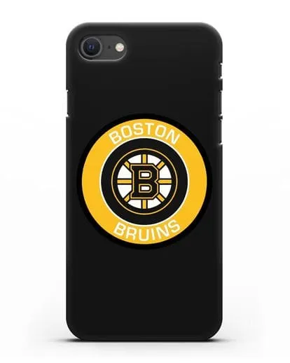 Чеxол с логотипом Boston Bruins силиконовый для iPhone SE 2020