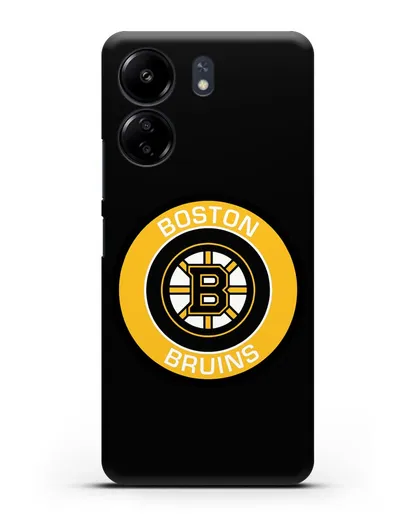Чеxол с логотипом Boston Bruins силиконовый для Xiaomi Poco C65