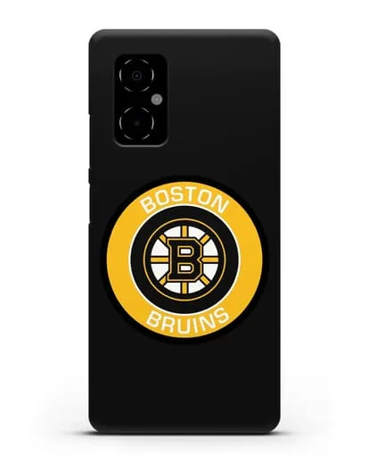 Чеxол с логотипом Boston Bruins силиконовый для Xiaomi Poco M4 5G
