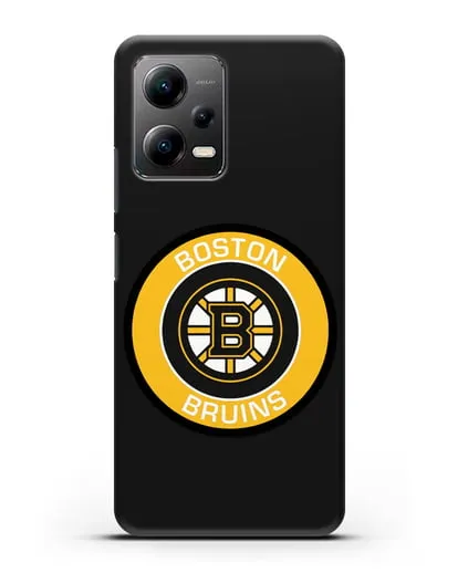Чеxол с логотипом Boston Bruins силиконовый для Xiaomi Poco X5