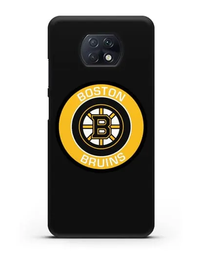 Чеxол с логотипом Boston Bruins силиконовый для Xiaomi Redmi Note 9T
