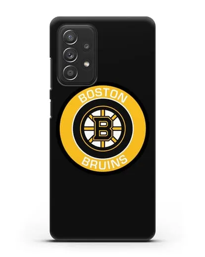 Чеxол с логотипом Boston Bruins силиконовый для Samsung Galaxy A53