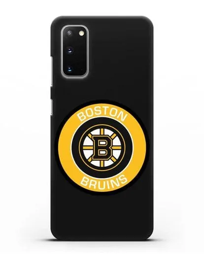 Чеxол с логотипом Boston Bruins силиконовый для Samsung Galaxy S20 [SM-G980F]