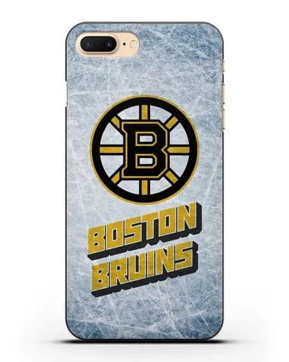 Чехол с рисунком Boston Bruins силиконовый для iPhone 8 Plus