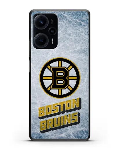 Чехол с рисунком Boston Bruins силиконовый для Xiaomi Poco F5