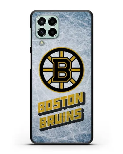 Чехол с рисунком Boston Bruins силиконовый для Samsung Galaxy M53 [SM-M536]