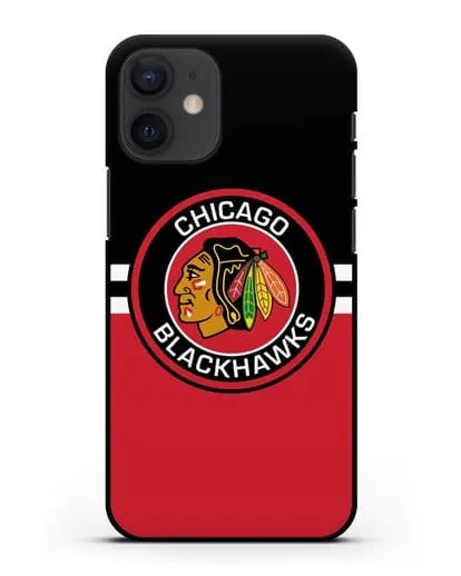 Чехол с символикой Chicago Blackhawks силиконовый для iPhone 12 mini