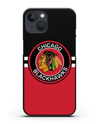 Чехол с символикой Chicago Blackhawks силиконовый для iPhone 13