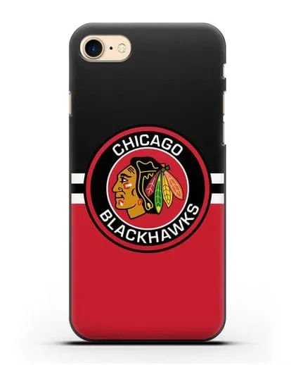Чехол с символикой Chicago Blackhawks силиконовый для iPhone 7