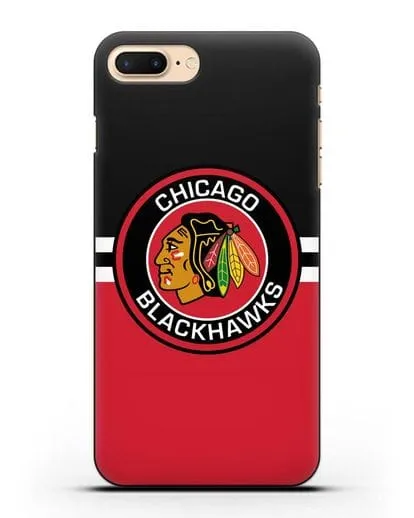 Чехол с символикой Chicago Blackhawks силиконовый для iPhone 8 Plus