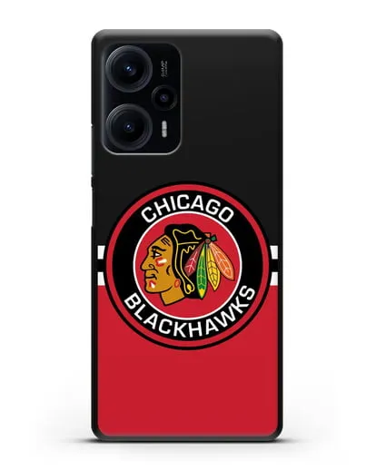 Чехол с символикой Chicago Blackhawks силиконовый для Xiaomi Poco F5