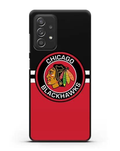 Чехол с символикой Chicago Blackhawks силиконовый для Samsung Galaxy A53