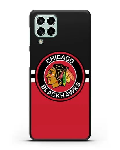 Чехол с символикой Chicago Blackhawks силиконовый для Samsung Galaxy M53 [SM-M536]