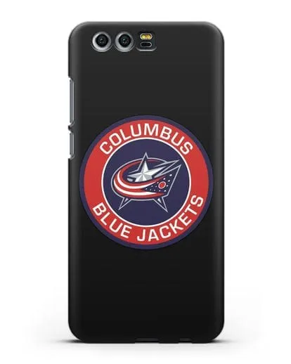 Чеxол с логотипом Columbus Blue Jackets силиконовый для Honor 9
