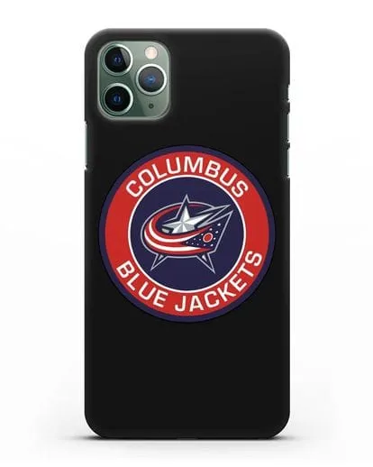 Чеxол с логотипом Columbus Blue Jackets силиконовый для iPhone 11 Pro